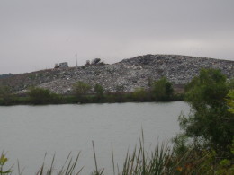 imagen de nuevo ambiente tomada 2014 en actual frente de deposito de la montaña