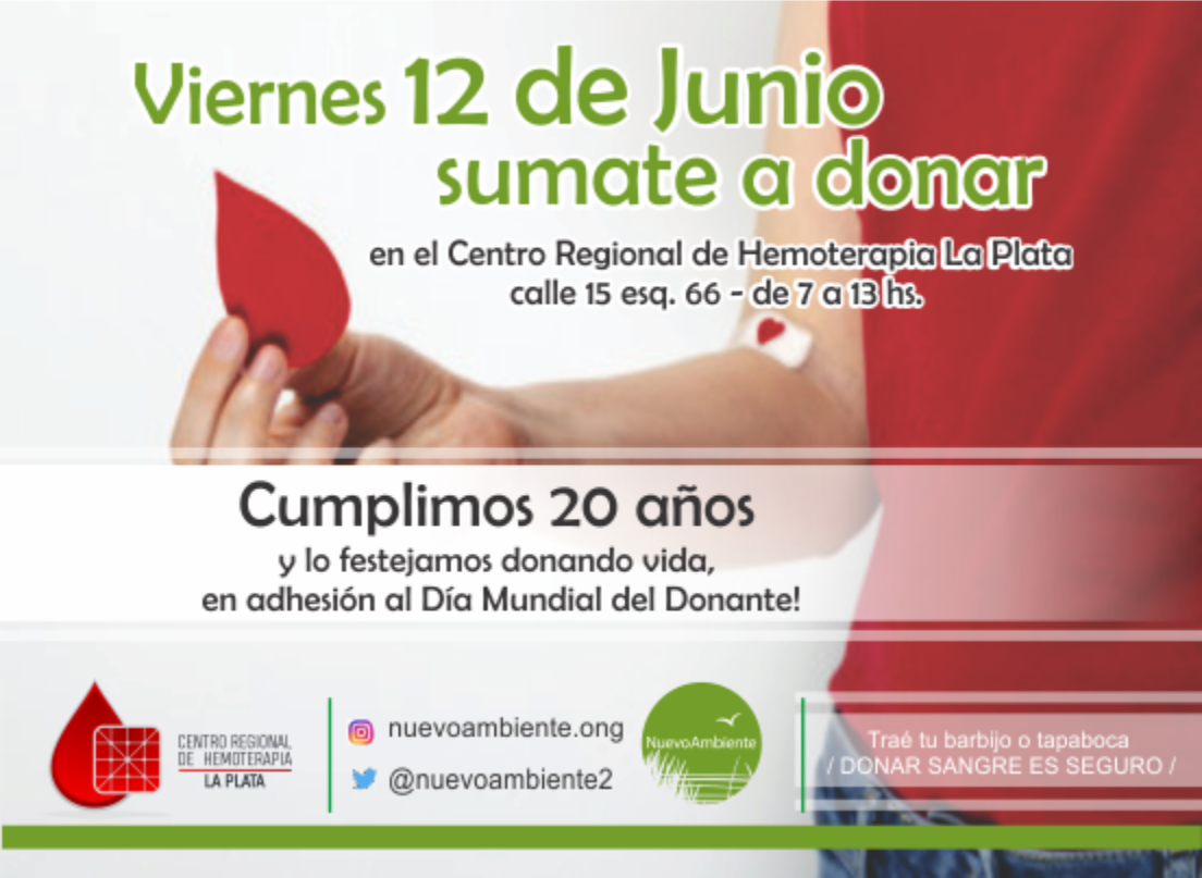 Donar sangre es seguro